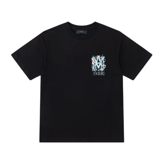 AMIRI Floral Monogram Logo T-Shirt